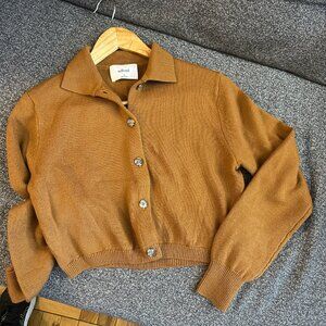 NWOT Aritzia Merino wool button down cardigan